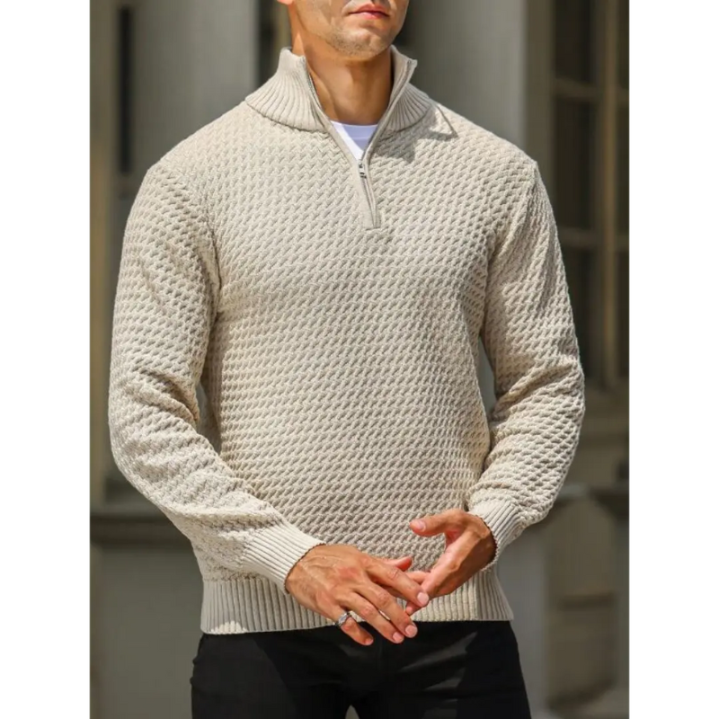 Verona Zip-Up Pullover – Zeitloser Komfort