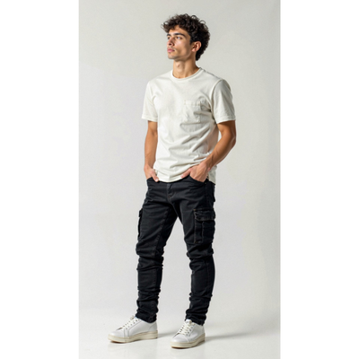 Cezar Cargo Jeans – Klassische Stretch-Denim mit praktischem Herrenstil