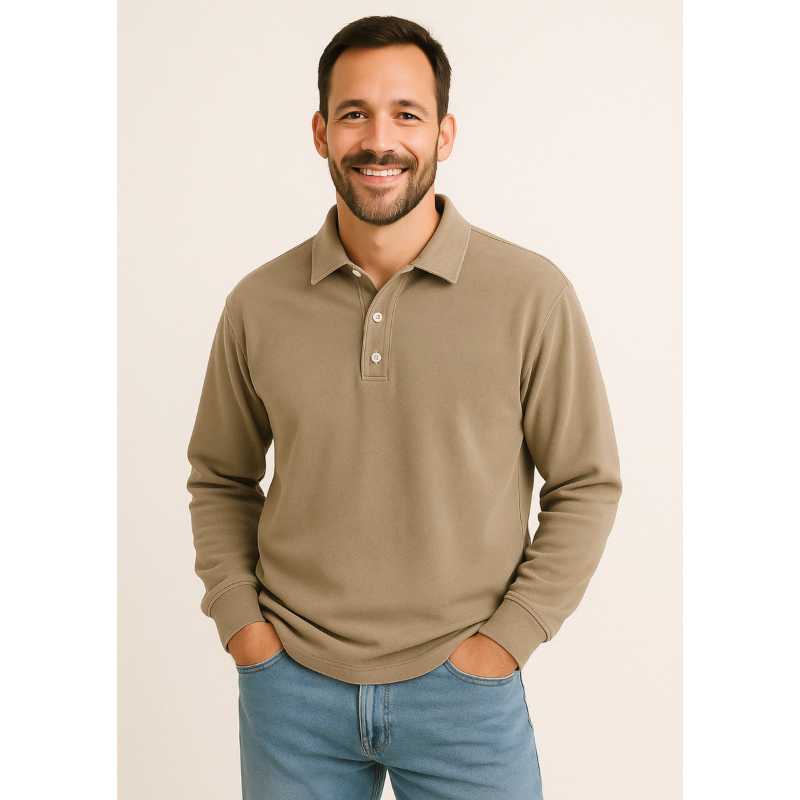 Firenze Long Sleeve Polo Shirt