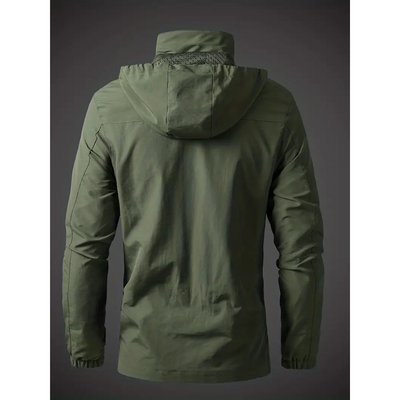Herren Regenjacke mit Kapuze – Wasserfest und Atmungsaktiv