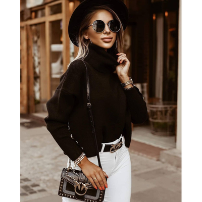 Elena Damenpullover mit Rollkragen