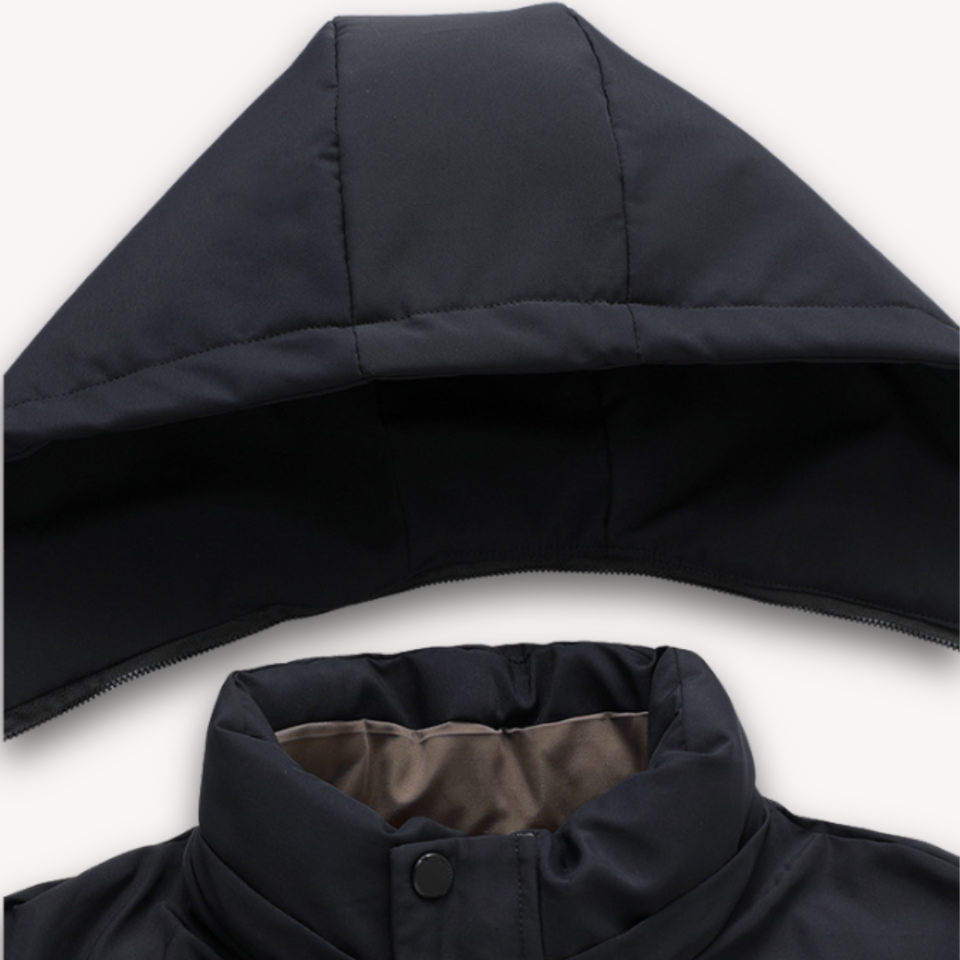 Herren Leichte Winddichte Softshell-Jacke mit Kapuze – Wasserfest