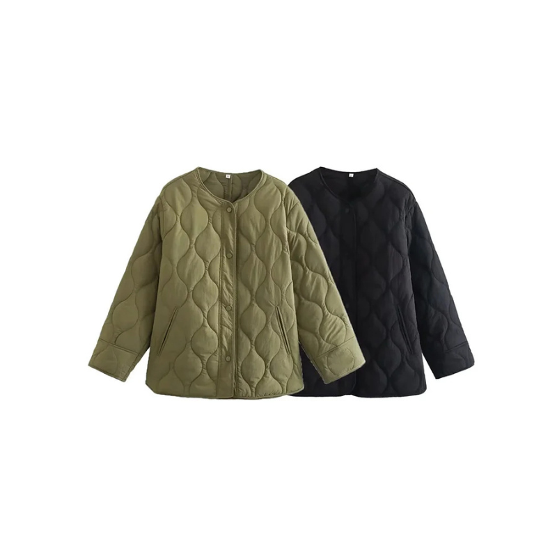 Losvallende Damen Winterjacke – Eleganz und Gemütlichkeit