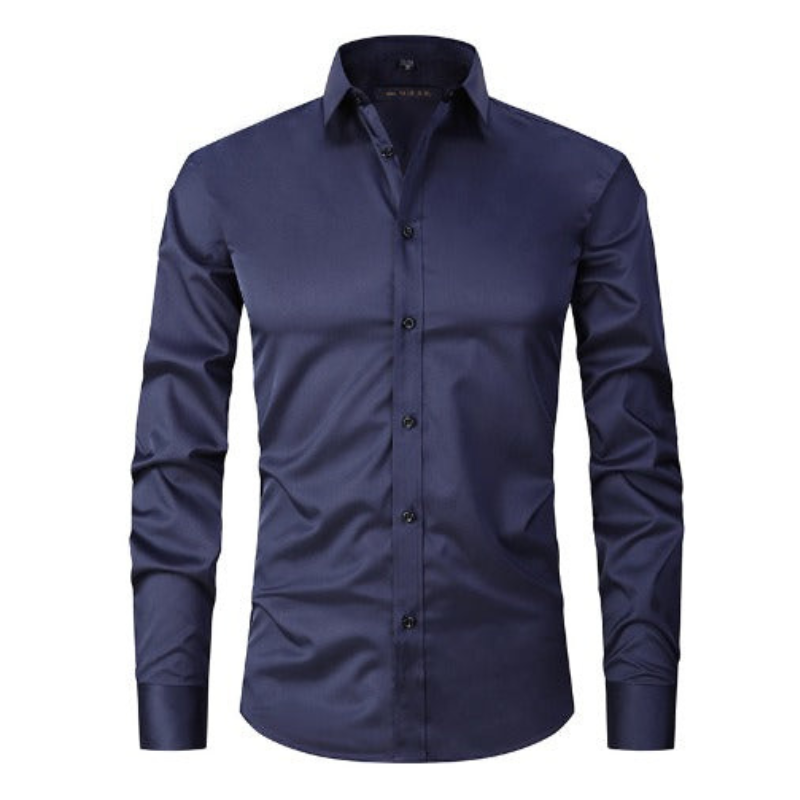 Herren Hemd – Knitterfrei & Stretch mit Zeitlosem Eleganten Schnitt