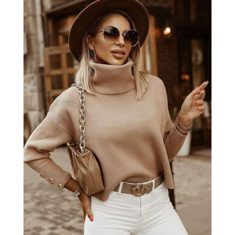 Elena Damenpullover mit Rollkragen