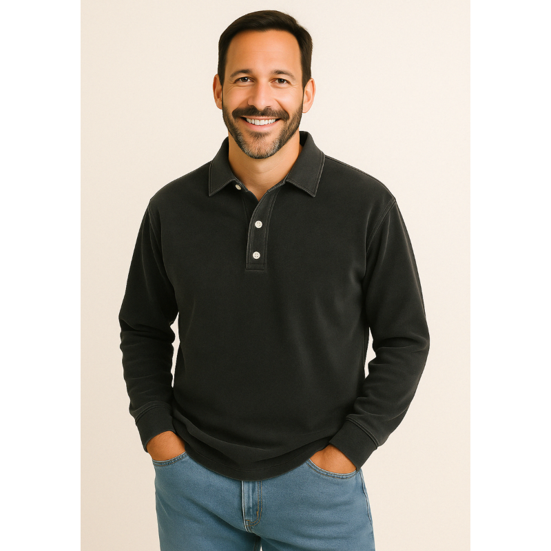 Firenze Long Sleeve Polo Shirt