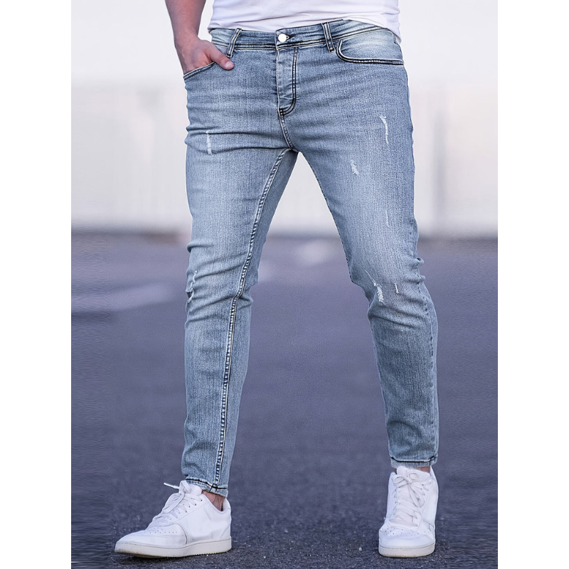 Herren Skinny Jeans – Mittlere Stretch-Denim