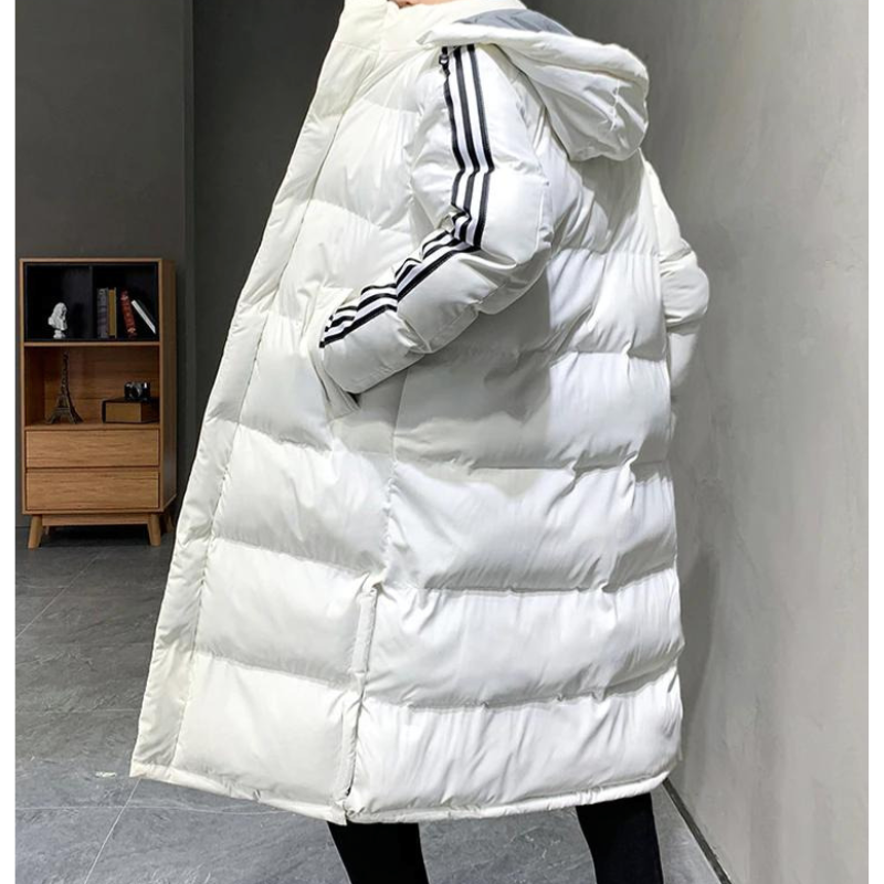 Lucian Langwintermantel – Elegante Wärme mit Kapuze