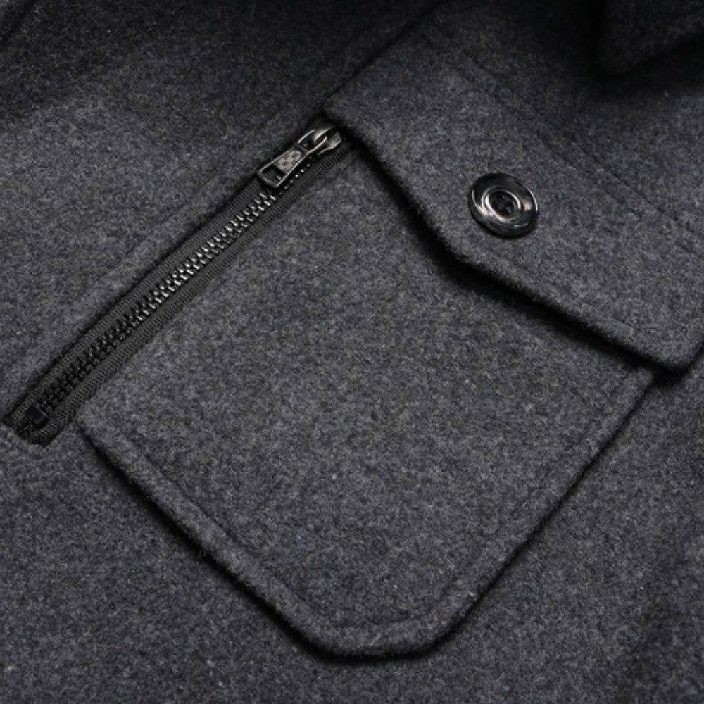 Daan Herren Wintermantel im Zweiteiler-Design