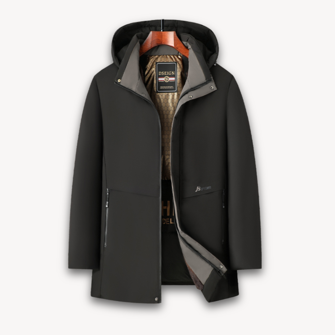 Herren Leichte Winddichte Softshell-Jacke mit Kapuze – Wasserfest