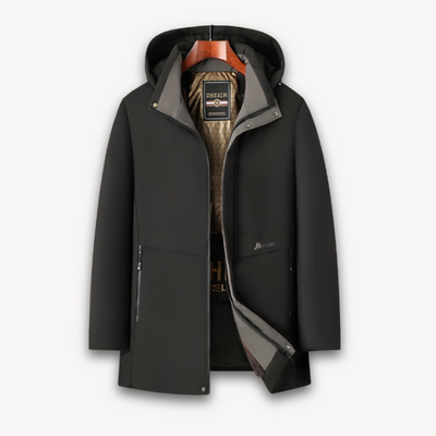 Herren Leichte Winddichte Softshell-Jacke mit Kapuze – Wasserfest