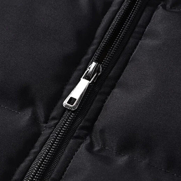 Philip Stilvoller Herren-Weste mit Fellbesatz