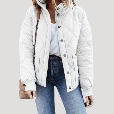 Damen Bomberjacke mit Gepolstertem Stil