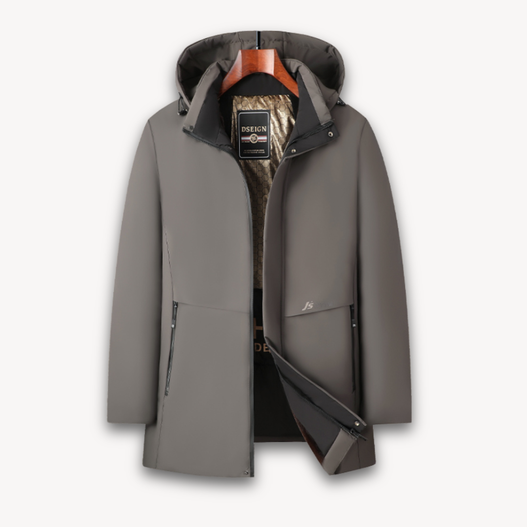 Herren Leichte Winddichte Softshell-Jacke mit Kapuze – Wasserfest