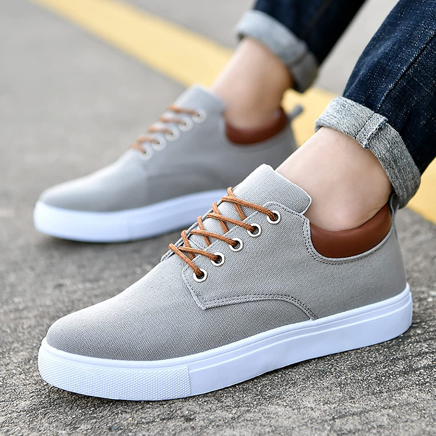 David Canvas Sneakers – Elegante und bequeme Herrenschuhe
