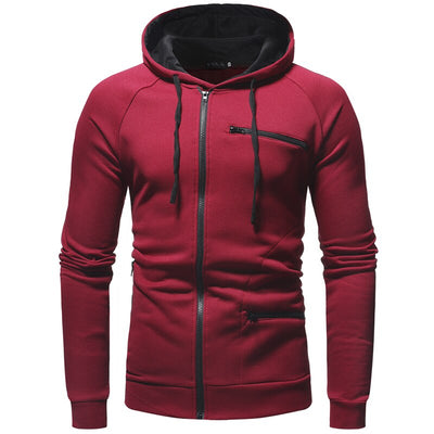 Reno Zipper Hoodie – Eleganter Komfort mit Slim Fit Design