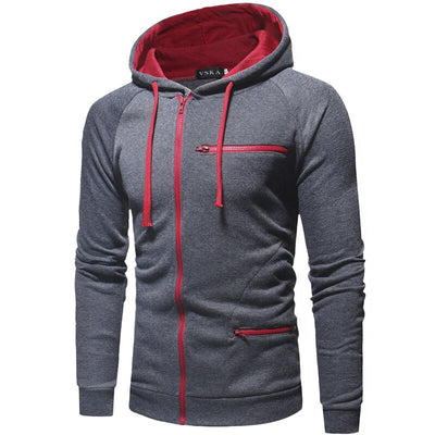 Reno Zipper Hoodie – Eleganter Komfort mit Slim Fit Design