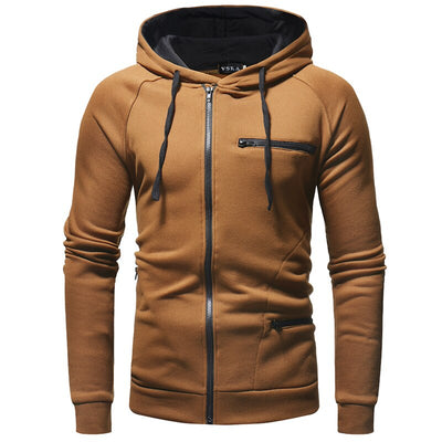 Reno Zipper Hoodie – Eleganter Komfort mit Slim Fit Design