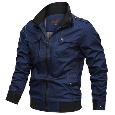Satino Milano Herren Winterjacke – Winddicht und Warm mit Hochkragen