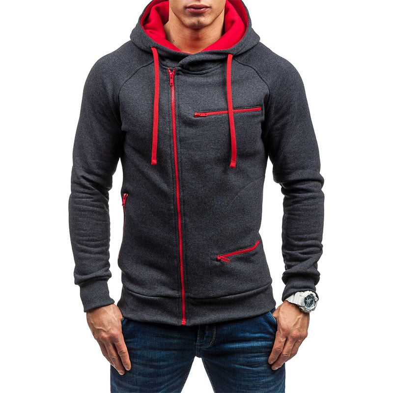 Reno Zipper Hoodie – Eleganter Komfort mit Slim Fit Design