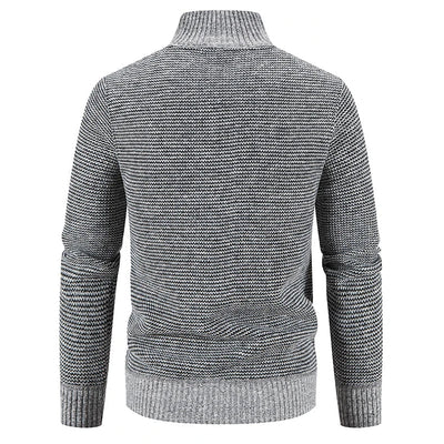 Herren Strickfleecejacke – Stilvoll und Kuschelig Warm