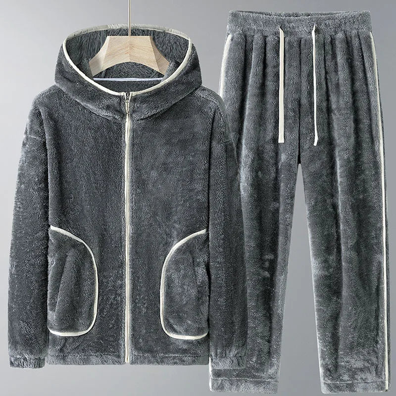 Roma Fleece Hoodie Set – Komfort, Stil und Wärme vereint