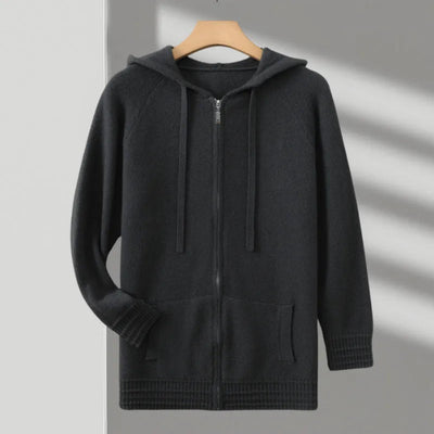 Kashmir Zip Hoodie – Eleganter Komfort und zeitlose Eleganz