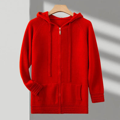 Kashmir Zip Hoodie – Eleganter Komfort und zeitlose Eleganz