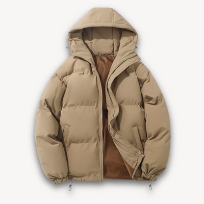 Herren Kapuzen-Pufferjacke – Leichte Winterjacke für Herren