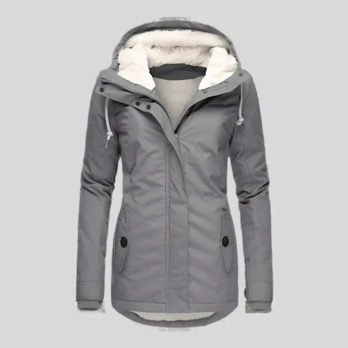 Damen Winterjacke mit Kapuze – Wasserdicht und Warm