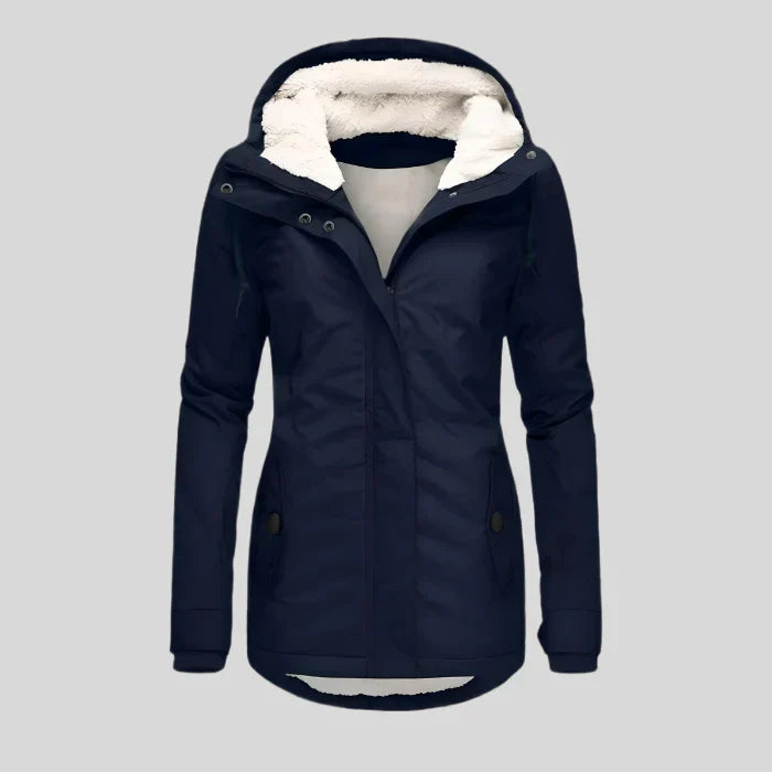 Damen Winterjacke mit Kapuze – Wasserdicht und Warm