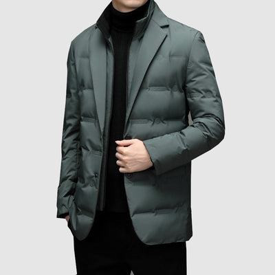 Herren Steppjacke mit Revers – Stilvoll & Praktisch