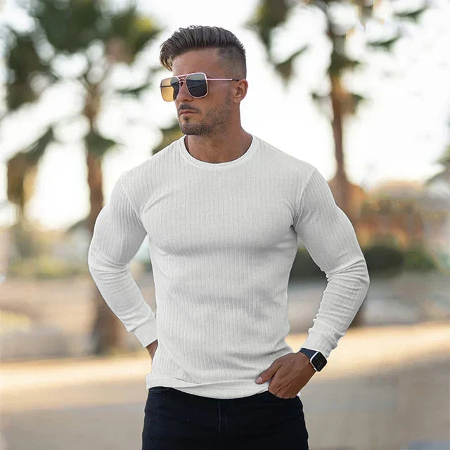 Lugano Luxe Herrenpullover aus 100% Wolle