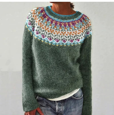 Elara – Vintage Knit Spring Sweater