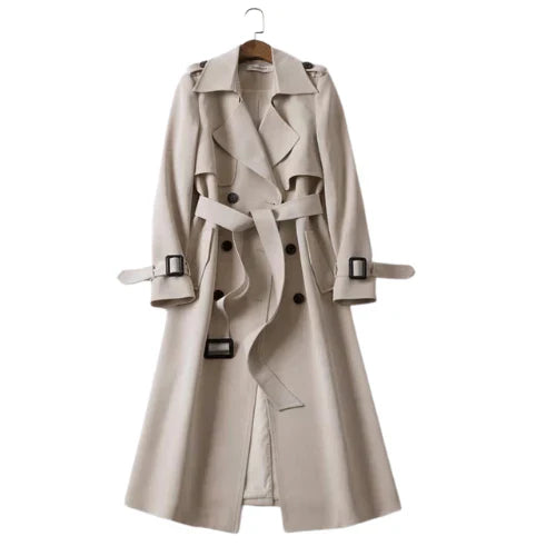 Paige Damen Trenchcoat im Vintage-Stil