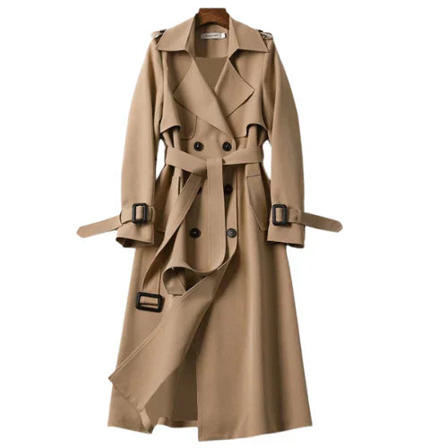 Paige Damen Trenchcoat im Vintage-Stil