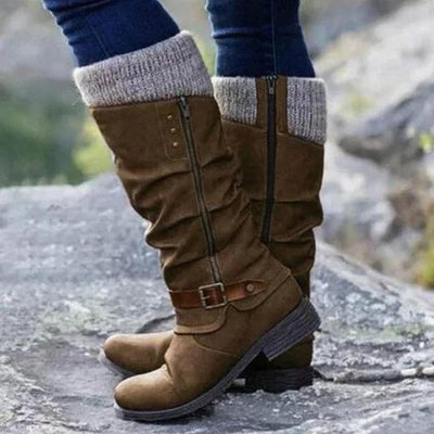 Damen Orthopädische Stiefel mit Rutschfester Sohle – Optimaler Komfort und Unterstützung