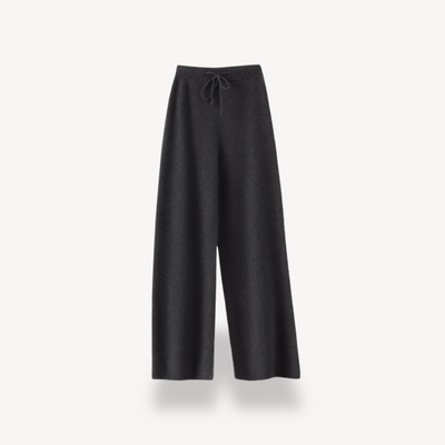 Breite Strickhose aus Cashmere für Damen
