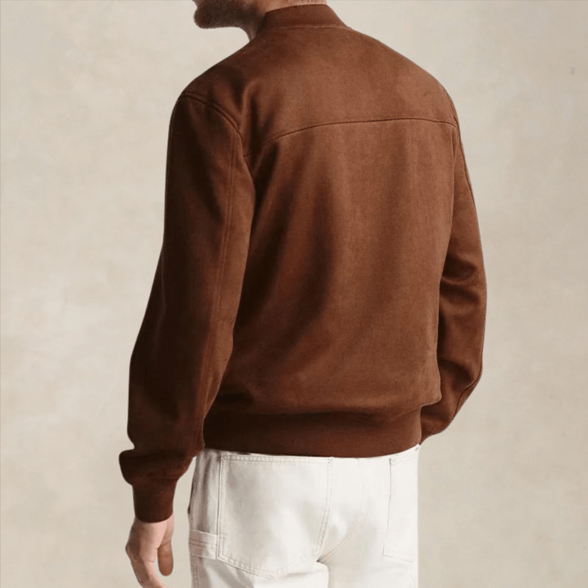 Herren Bomberjacke mit Rippbündchen – Elegant & Lässig