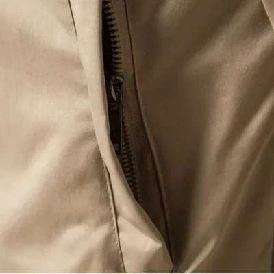 Herren Leichte Bomberjacke mit Reißverschluss und Rippbündchen