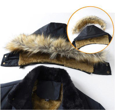 Herren Winterparka mit Abnehmbarer Kapuze – Bequem & Modisch