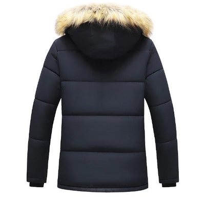Herren Winterparka mit Abnehmbarer Kapuze – Bequem & Modisch