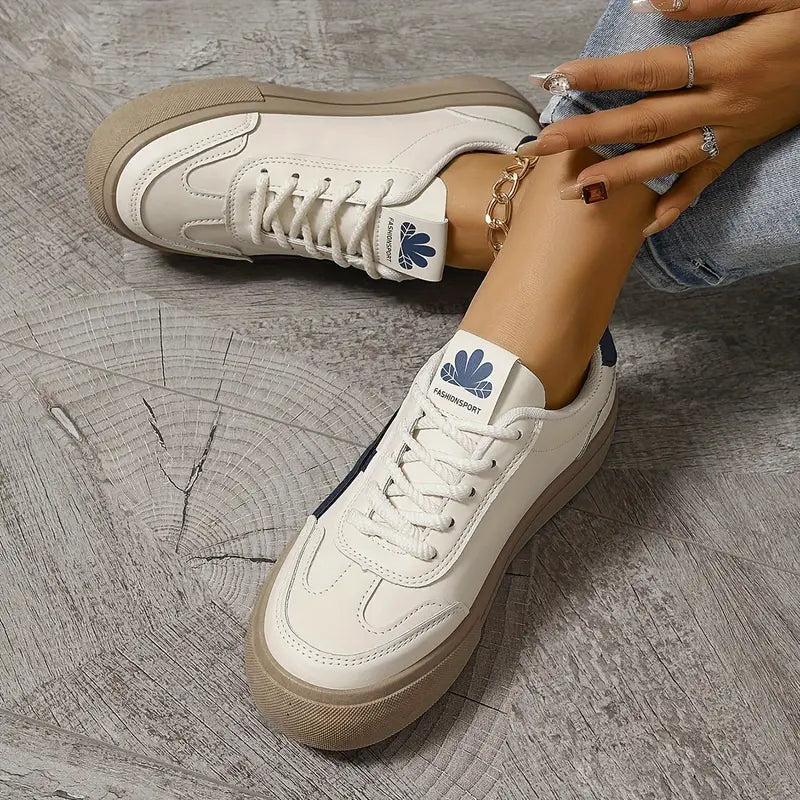 Retro-Style Damen Plateau Sneakers – Leicht und Bequem
