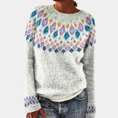 Alpina Wool Print Sweater