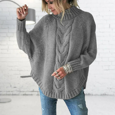 VERICA – Langärmliger Grobstrickpullover für Damen, Warm und Elegant