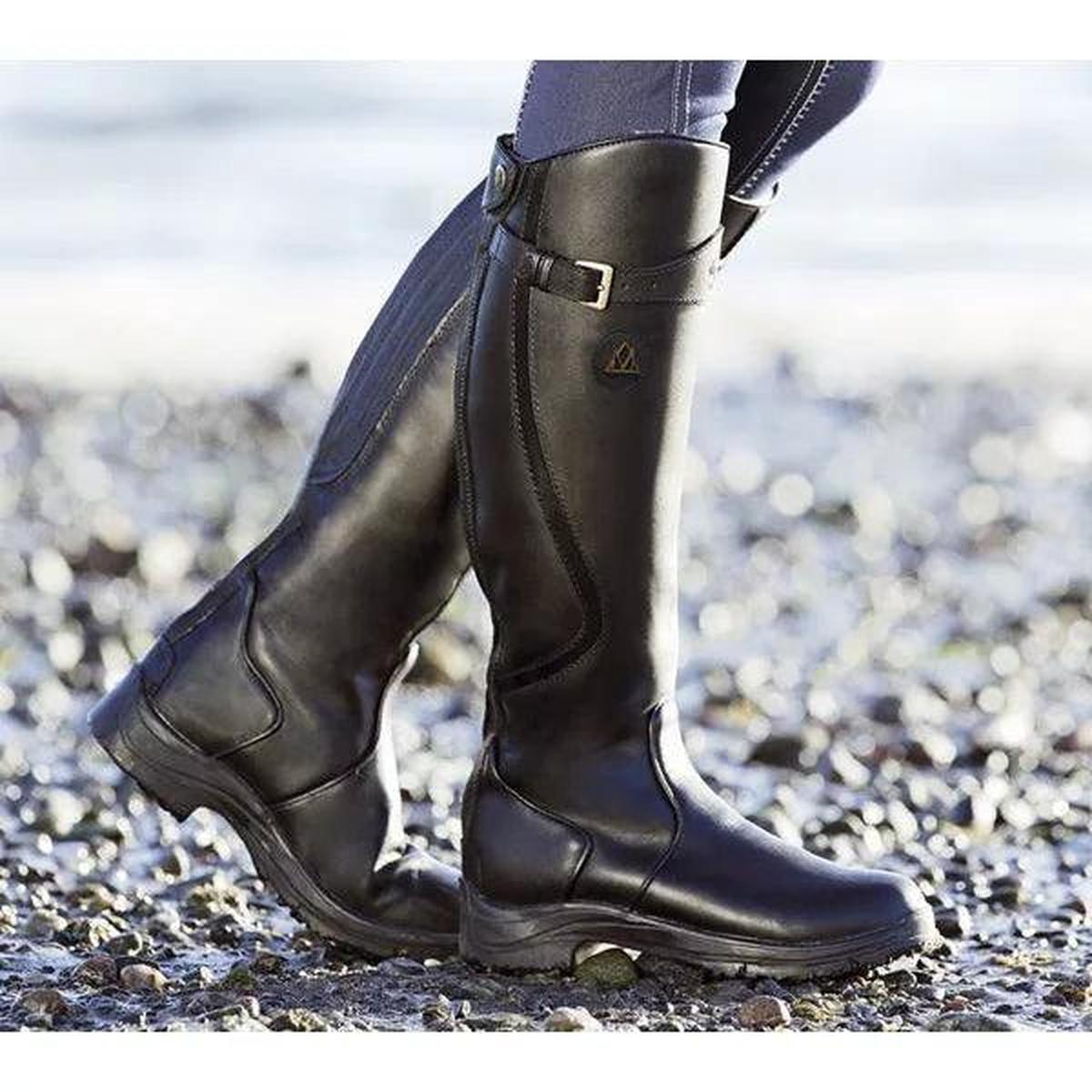 Damen Winter Reitstiefel – Wasserdicht, Warm & Elegant