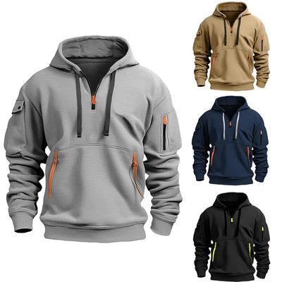 Adriano Half-Zip Pullover Hoodie