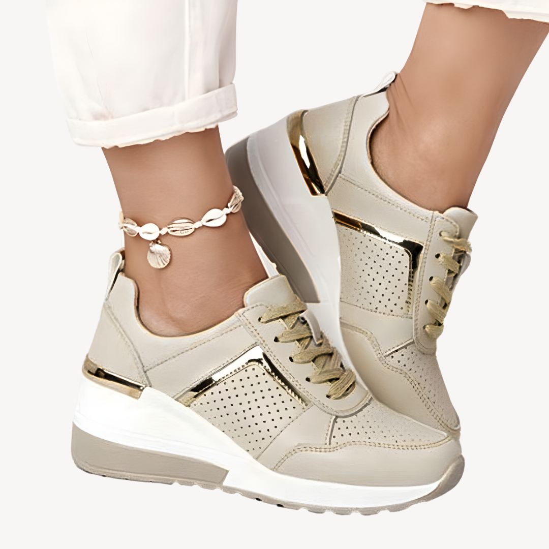 Damen Orthopädische Wedge Sneakers – Stilvoller Komfort und Eleganz