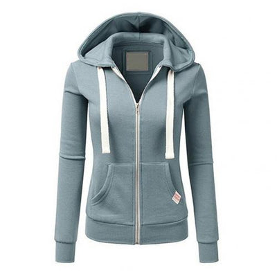 Frauen Oversized Zip Hoodie – Bequemer Stil mit Kapuze und Kängurutaschen