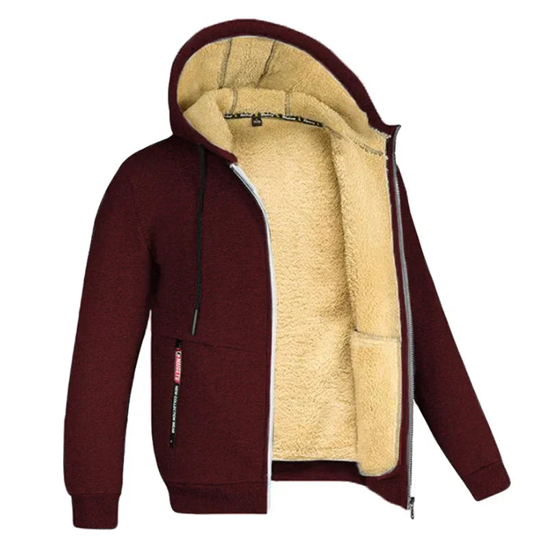 Jayden Herren Fleece-Weste mit Kuscheligem Futter